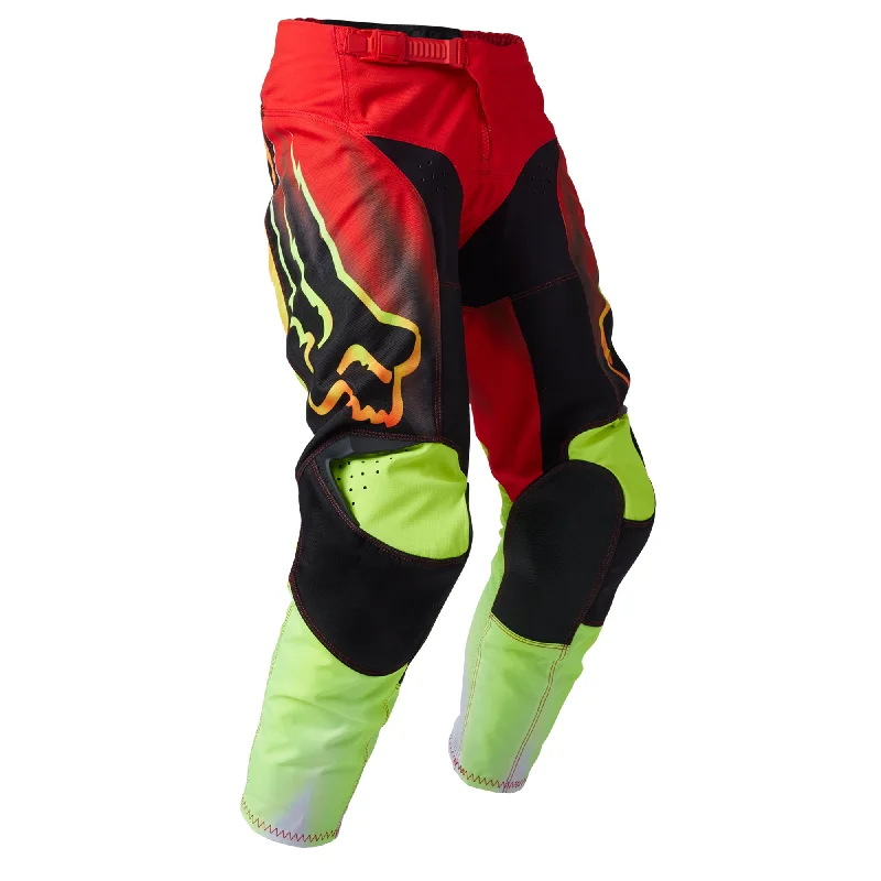 Fox Racing 180 Youth Statk Offroad Pants Flo Red