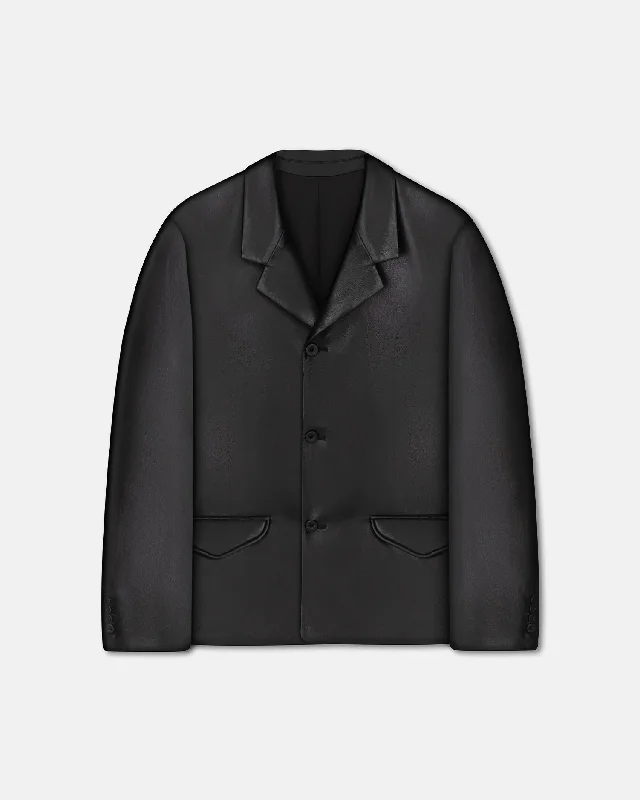 Weekend Specials to Celebrate Aina - Okobor™ Alt-Leather Blazer - Black