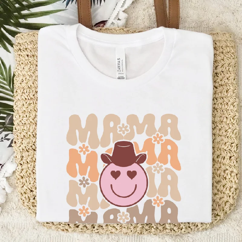 Weekend Discounts to Celebrate Mama Country Smiley T-Shirt