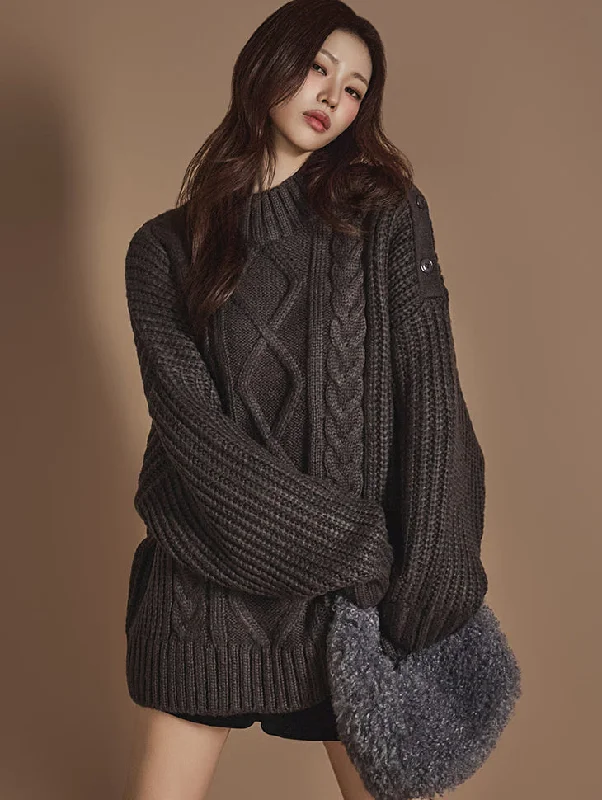 Can't Miss E3599 Twist wool Knit