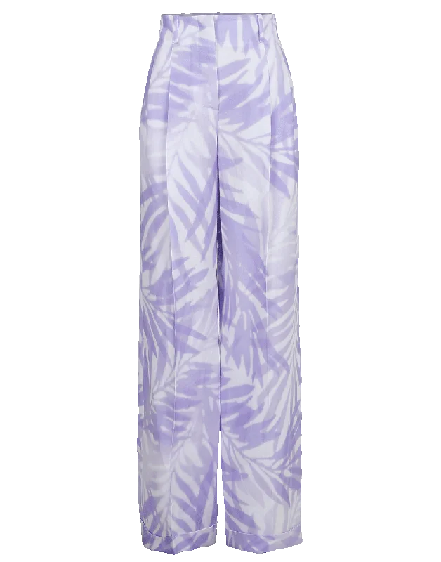 New Markdowns Wide Leg Cuffed Trouser