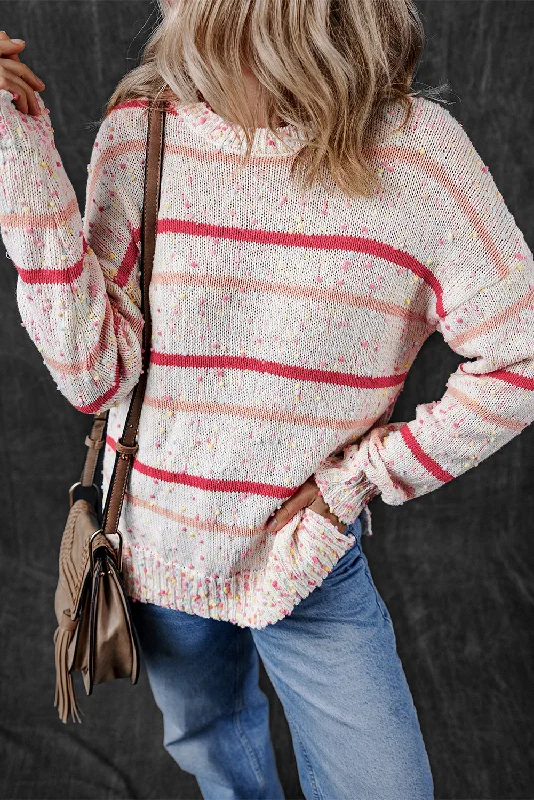 The Best Prices Striped Confetti Knit Sweater