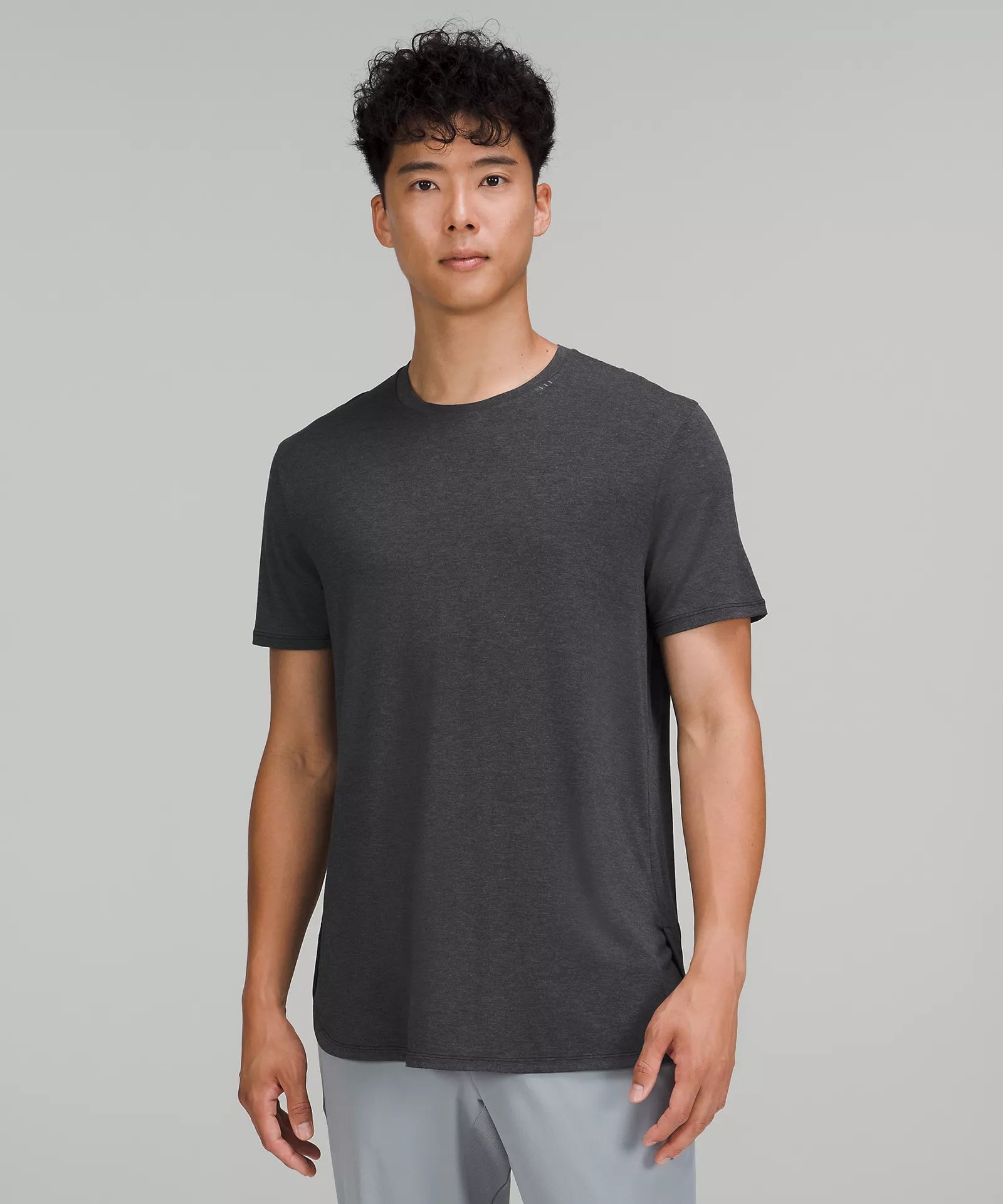 Men's Balancer Short-Sleeve Shirt | Heathered Black