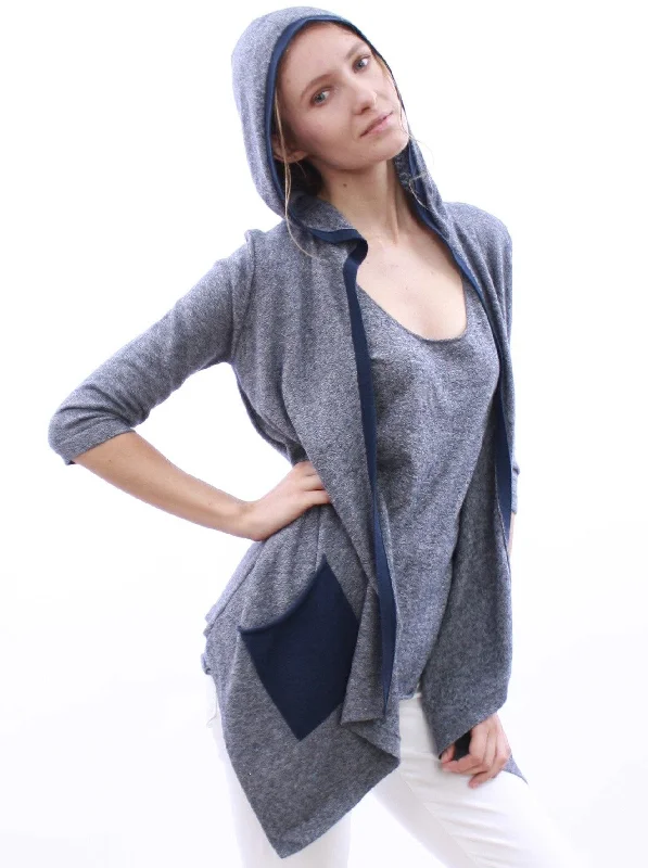Weekend Deal Hoodie Open Front Cardigan