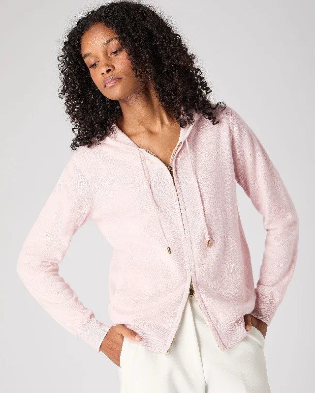 Weekend Specials to Grab Women's Ada Cashmere Hoodie Quartz Pink