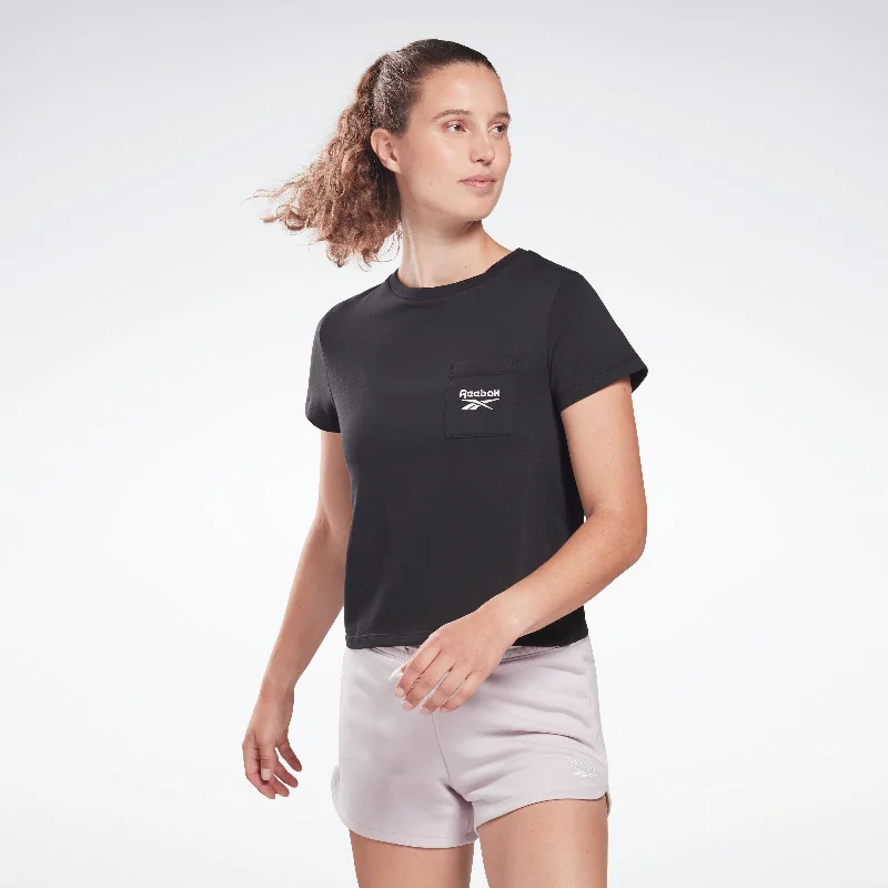 Weekend Savings Galore Reebok Identity Pocket T-Shirt Black