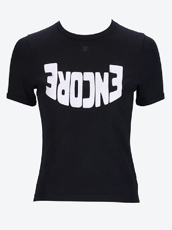 Weekend Offers That Dazzle Encore contrast t-shirt