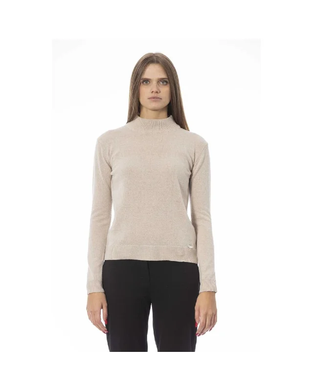 Must-Have Deals Baldinini Trend Women's Beige Fabric Sweater - M
