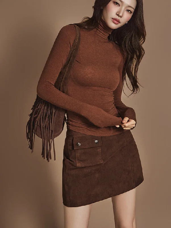 Instant Savings E3587 Turtleneck Top