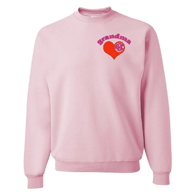 Weekend Offers That Shine Monogrammed Grandma Crewneck Sweatshirt