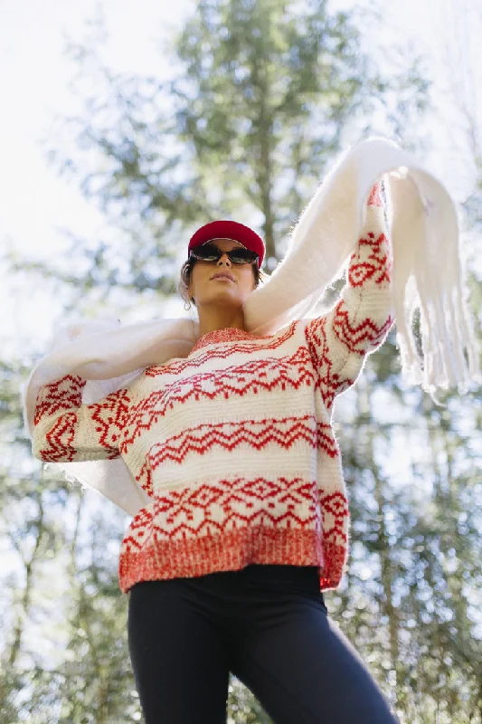 Quick Deals Peppermint Candies Sweater