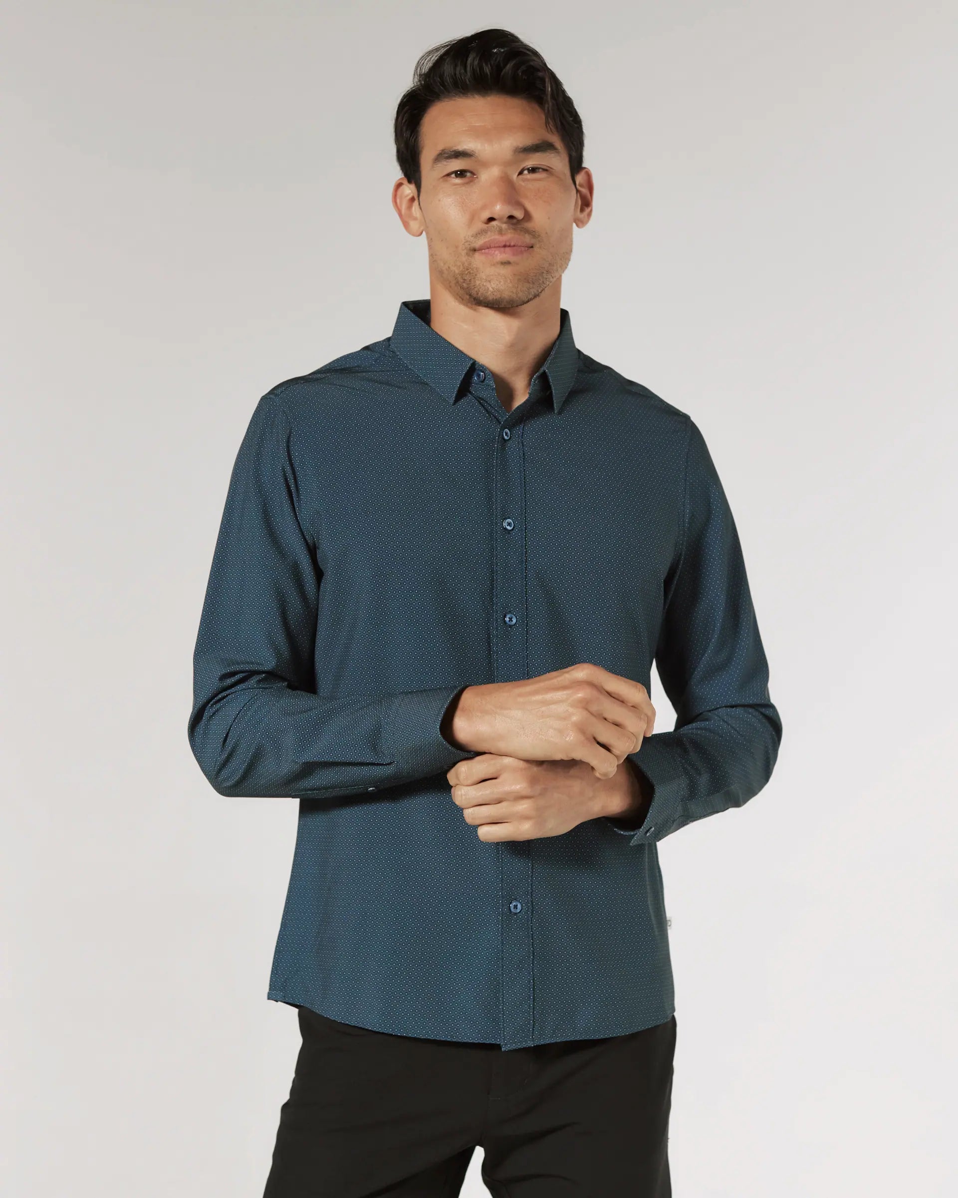 Paseo Long Sleeve Shirt | Navy