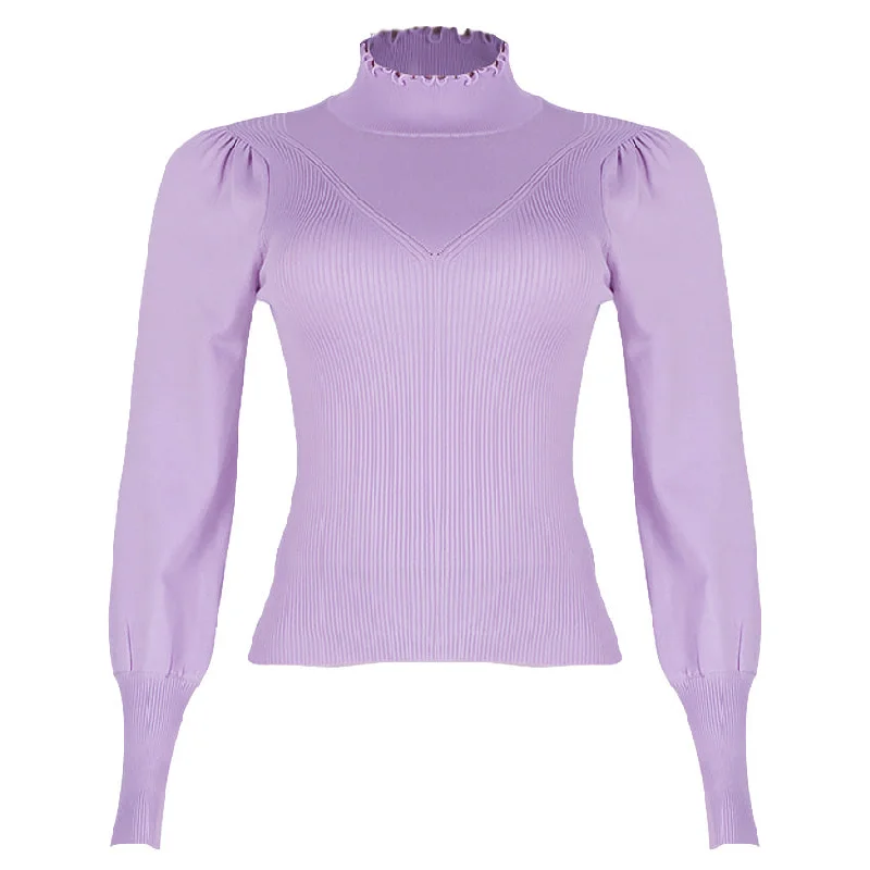 Early Bird Discount REDTAG Women's Lilac Formal Jersey Tops