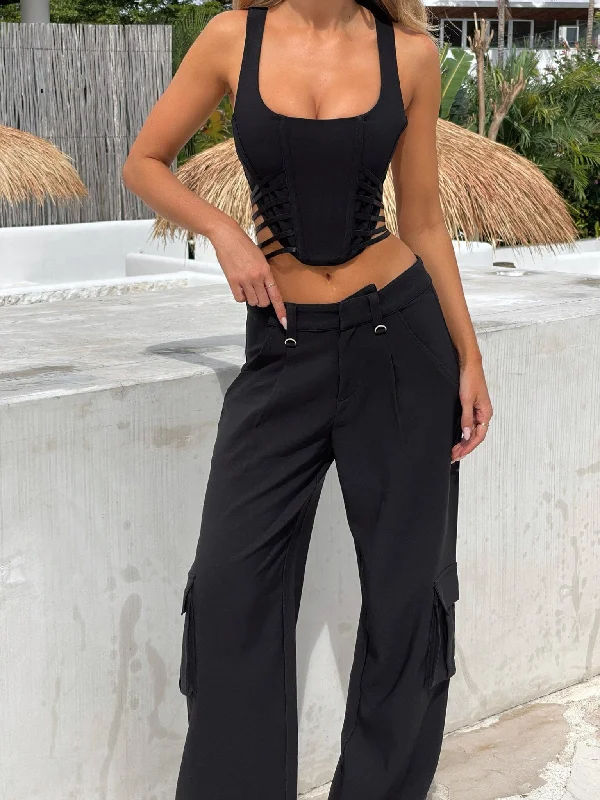 Early Bird REVEL TOP BLACK