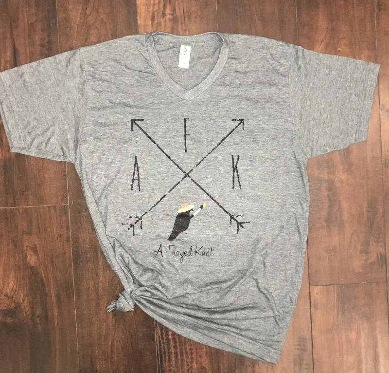 Epic Deals V-Neck Graphic Tee-AFK Logo V Neck Tee