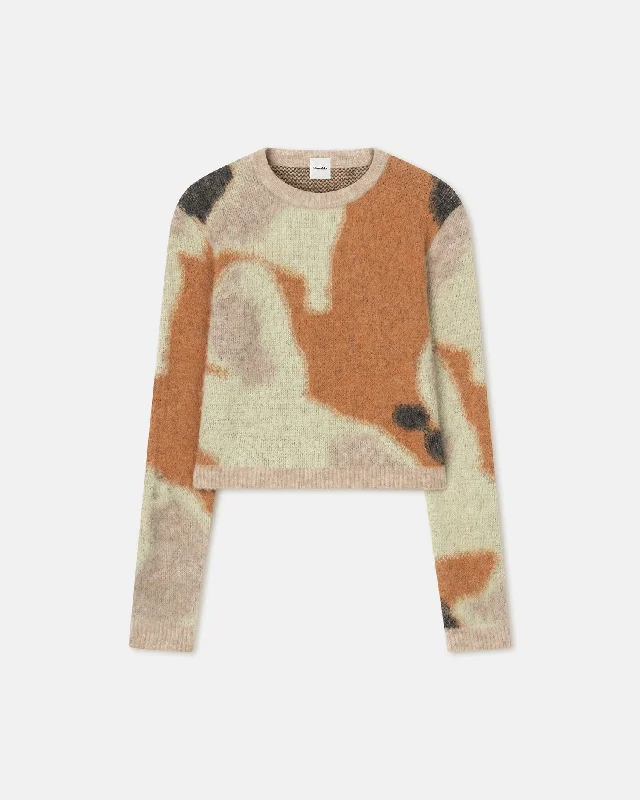 Shop and Save Fanni - Brushed-Alpaca Sweater - Smudged Graffiti