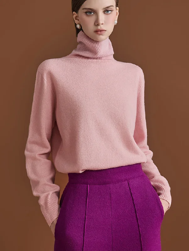 Weekend Flash Sale E3219 Turtleneck Wool Knit