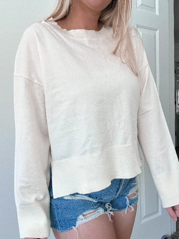 Price Drop Ivory Buttery Soft Sweater