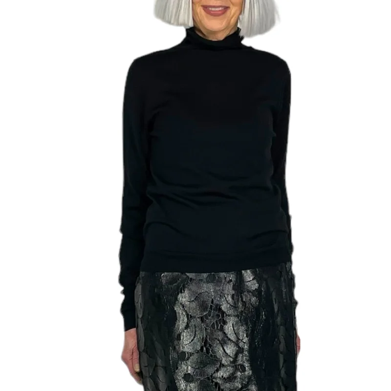 Quick Sale PLATED HIGH NECK SWEATER