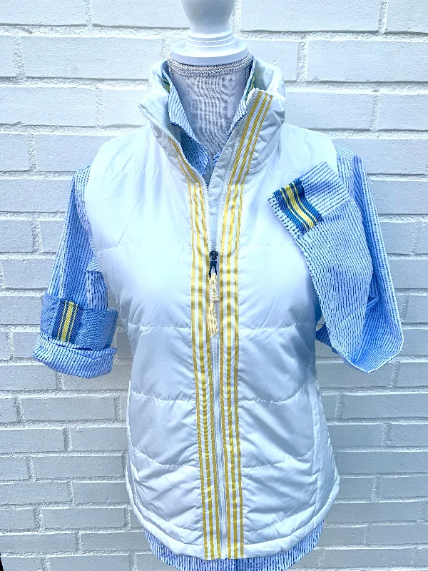 Price Cut Maggie May Ribbon Puffer Vest (PF30)