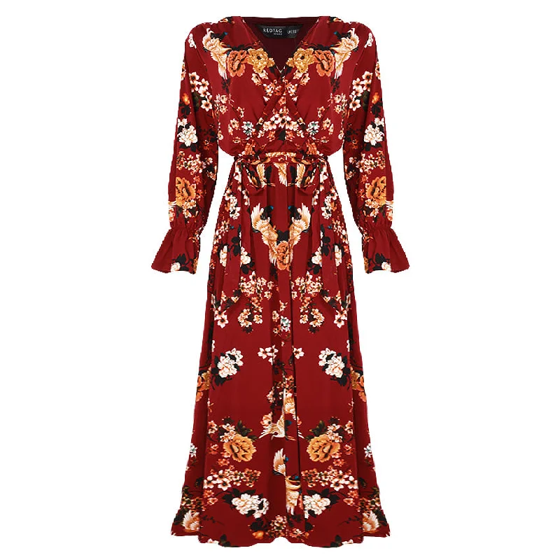Extra Savings REDTAG Printed Midi Dress