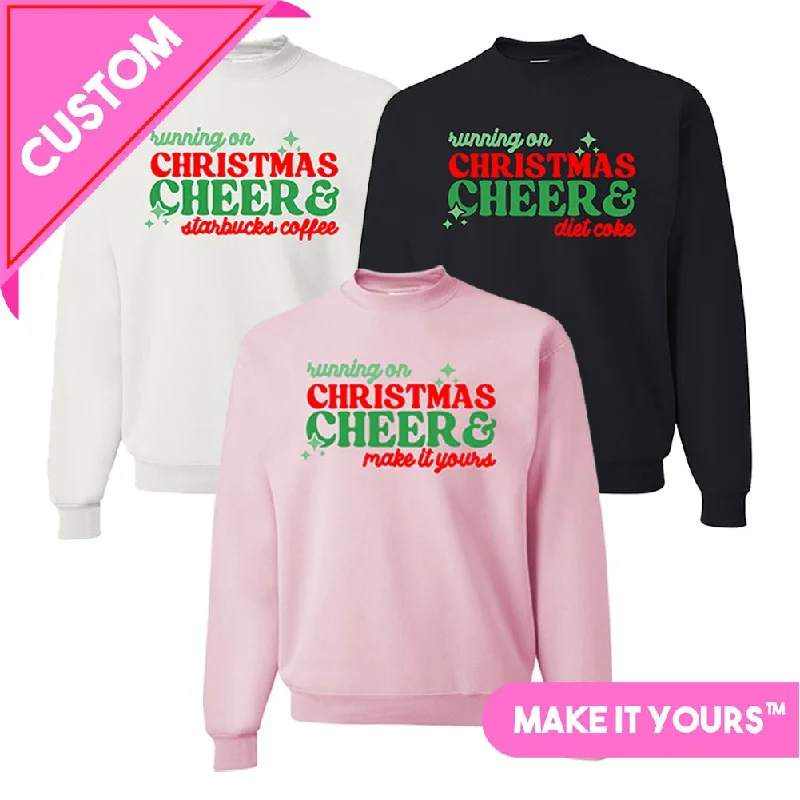 Weekend Bargains to Snag Make It Yours™ 'Running On...' Crewneck Sweatshirt