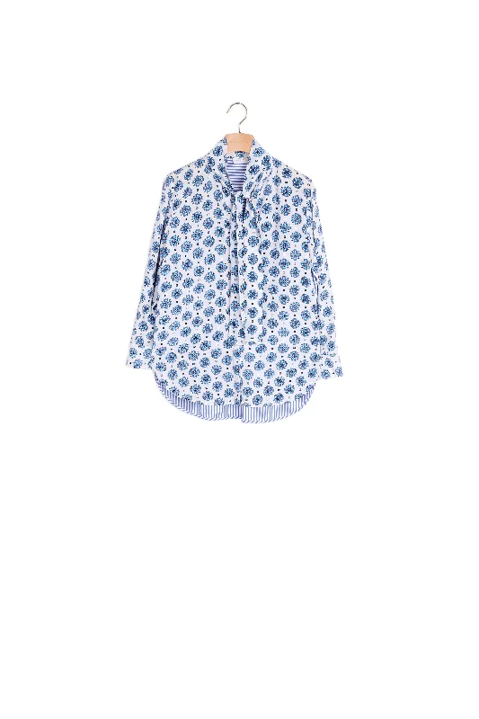 Take Action Chemise en soie imprimée mosaïque