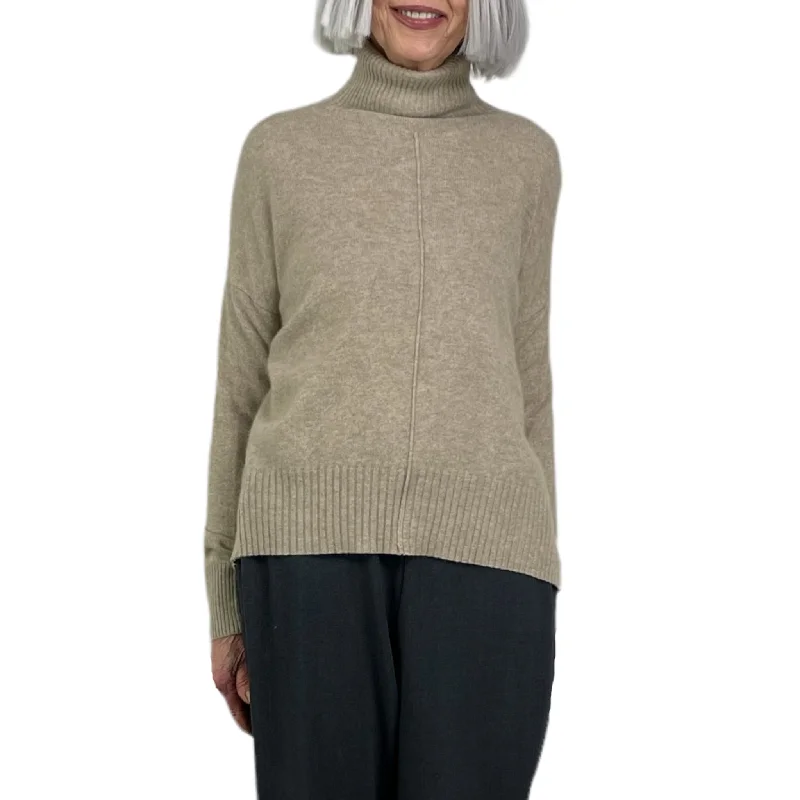 Weekend Deals to Make You Smile CASHMERE/RACCOON TURTLENECK