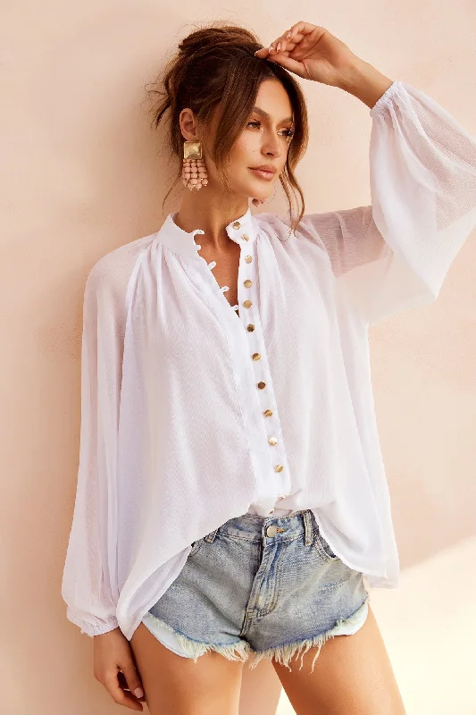 Last Chance Osiris Blouse - White