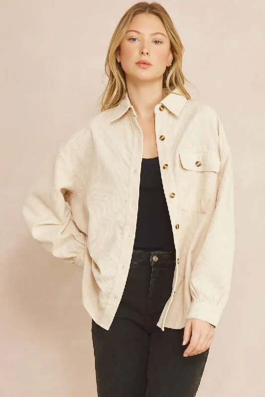 Loyalty Reward Corduroy button up