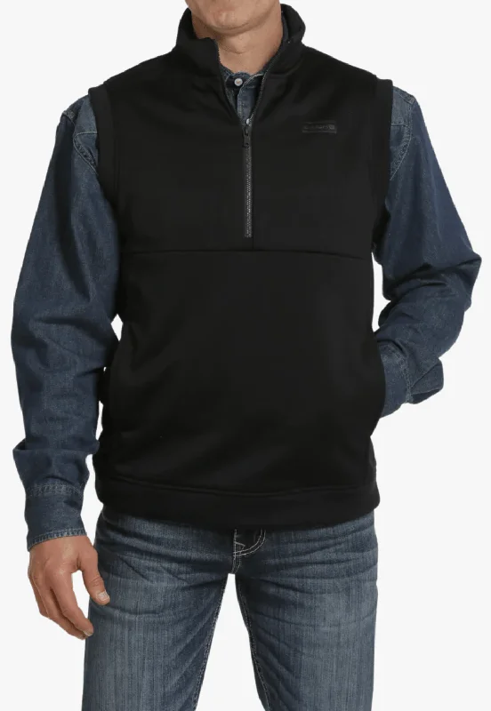 Cinch Mens 1/2 Zip Pullover Fleece Vest