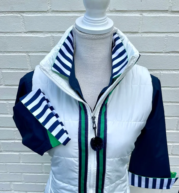 Deal Explosion Maggie May Ribbon Puffer Vest (PF45)