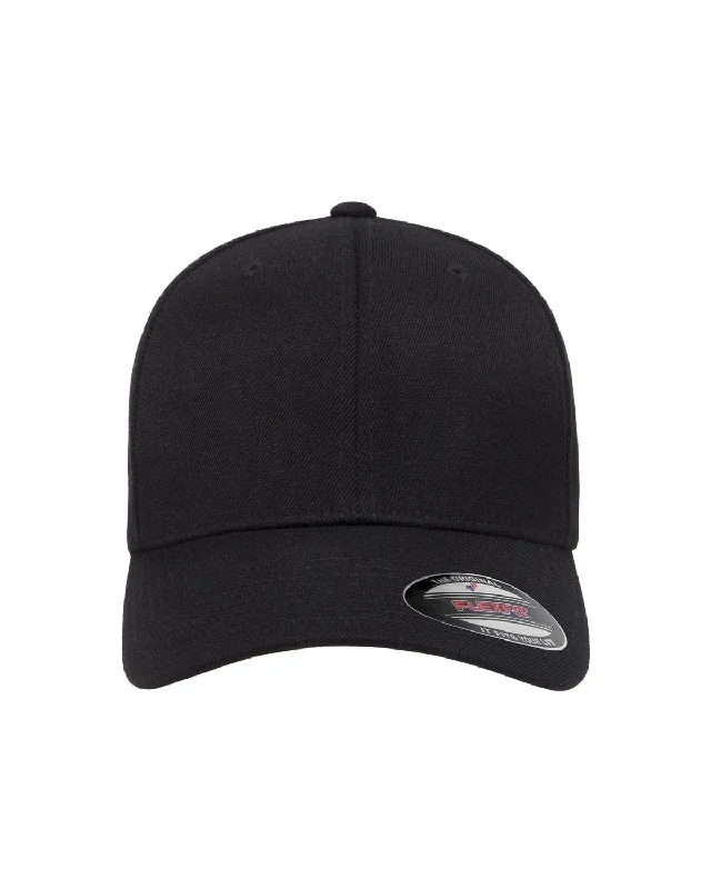 Flexfit Adult Wool Blend Cap | Black