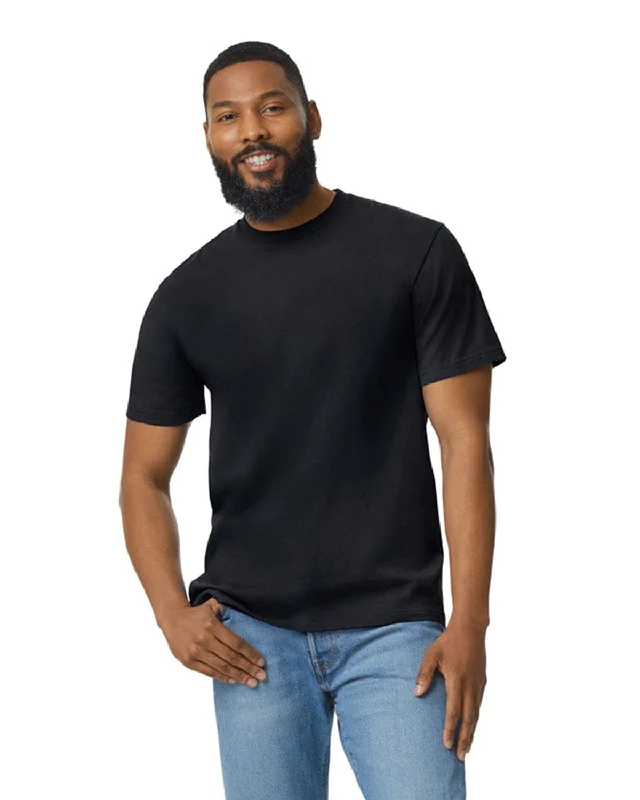 Gildan Unisex Softstyle Midweight T-Shirt | Pitch Black