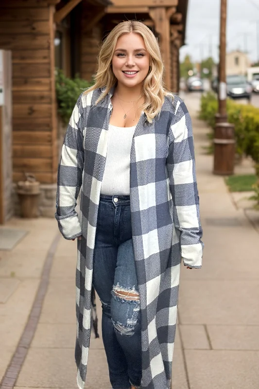 Weekend Savings Sensation Blizzard Plaid - Duster
