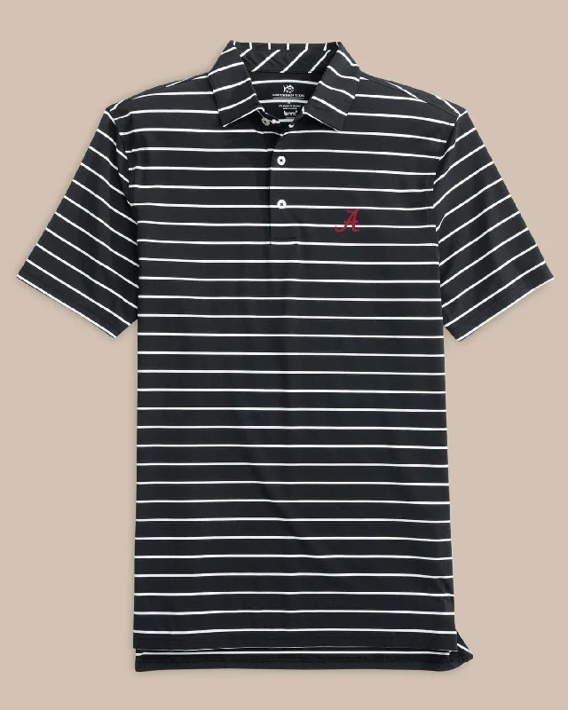 Overstock Clearance Alabama Crimson Tide brrr°®eeze Desmond Stripe Polo