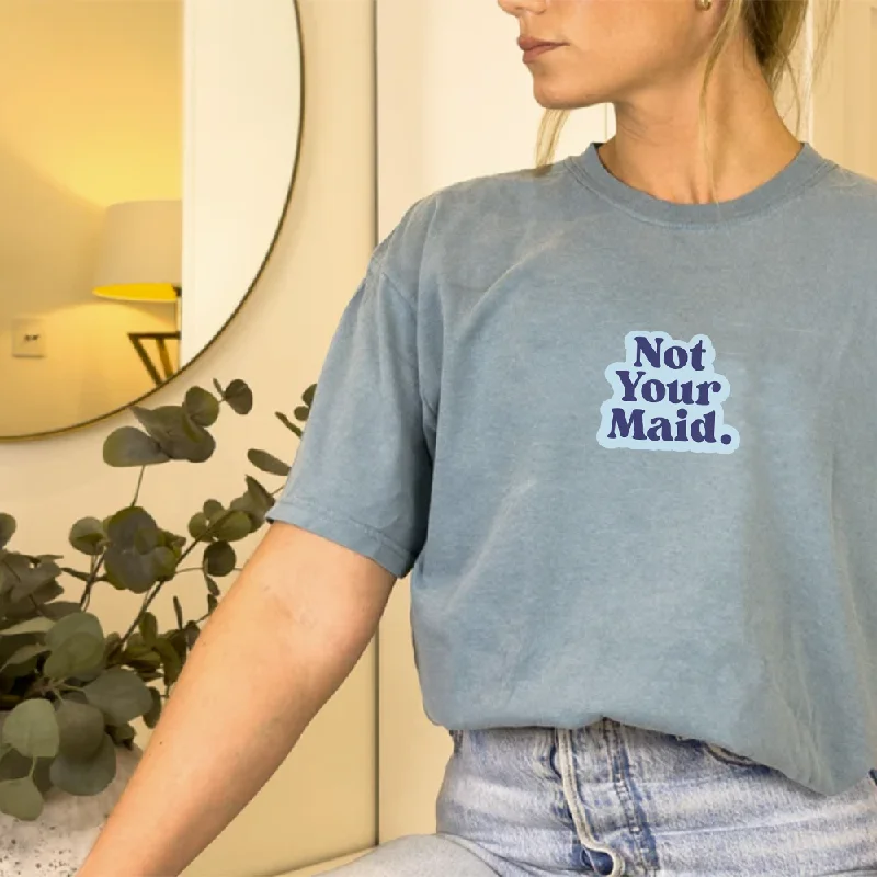 While Supplies Last Generation: Mum - Not Your Maid Acid Wash Oversized Tee