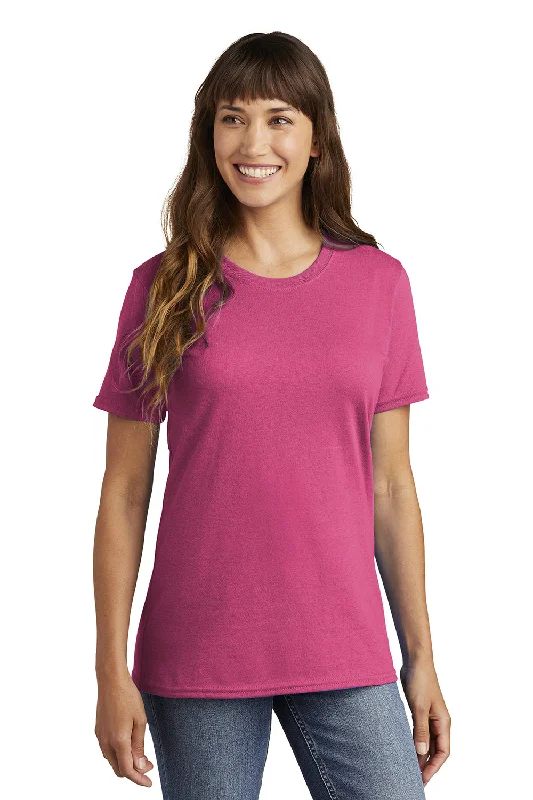 Buy Now Port & Company Womens Core Short Sleeve Crewneck T-Shirt - Sangria Pink