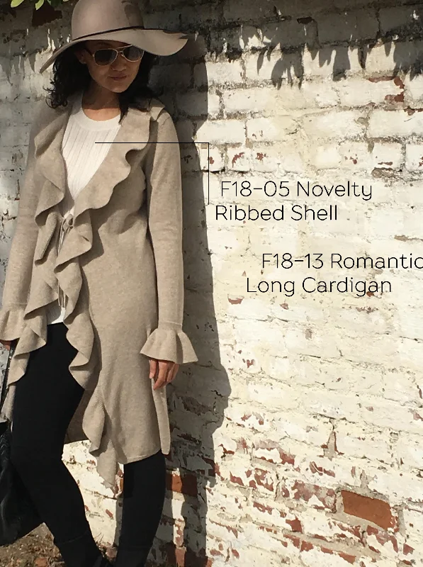 Blowout Deals Romantic Ruffled Long Cardigan