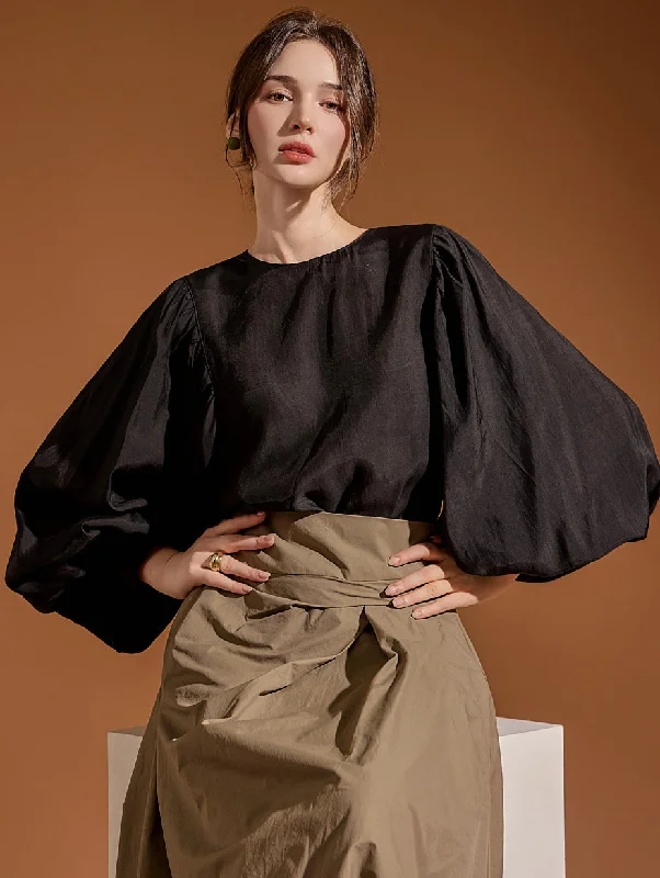 Limited Time Offer B2879 Puff Sleeve Blouse