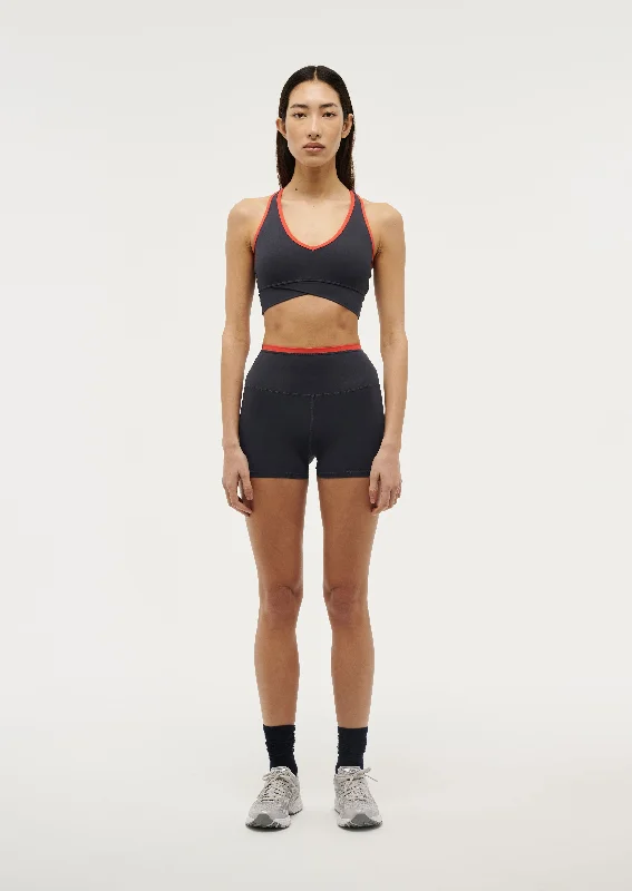 Make Your Weekend Count with Savings VITA 2 5" BIKE SHORT IN MARINE BLUE / POPPY RED