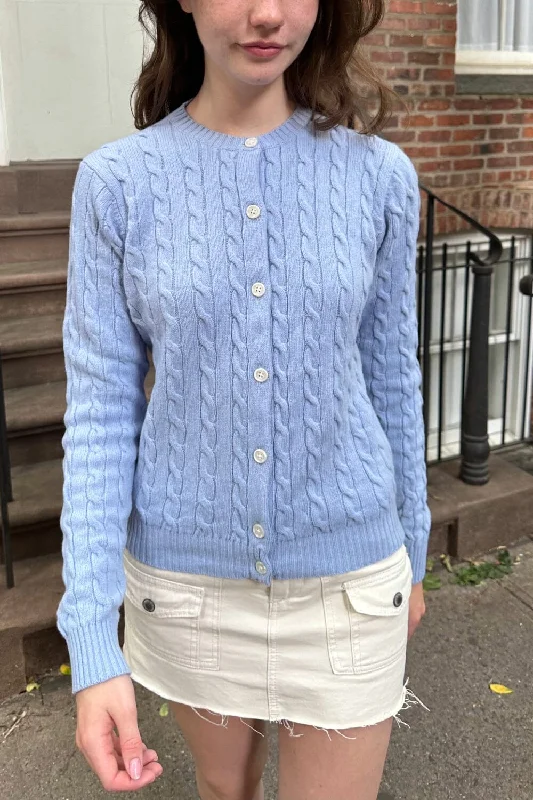 Weekend Savings Extravaganza Olsen Wool Cable Knit Cardigan
