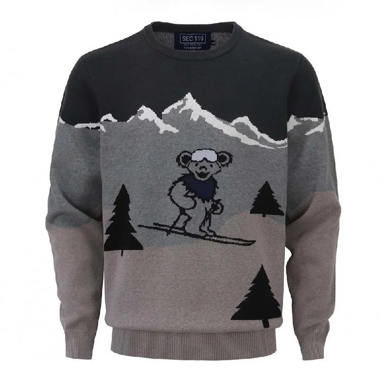 Deal Explosion Grateful Dead | Classic Sweater | Ski Bear in Greys