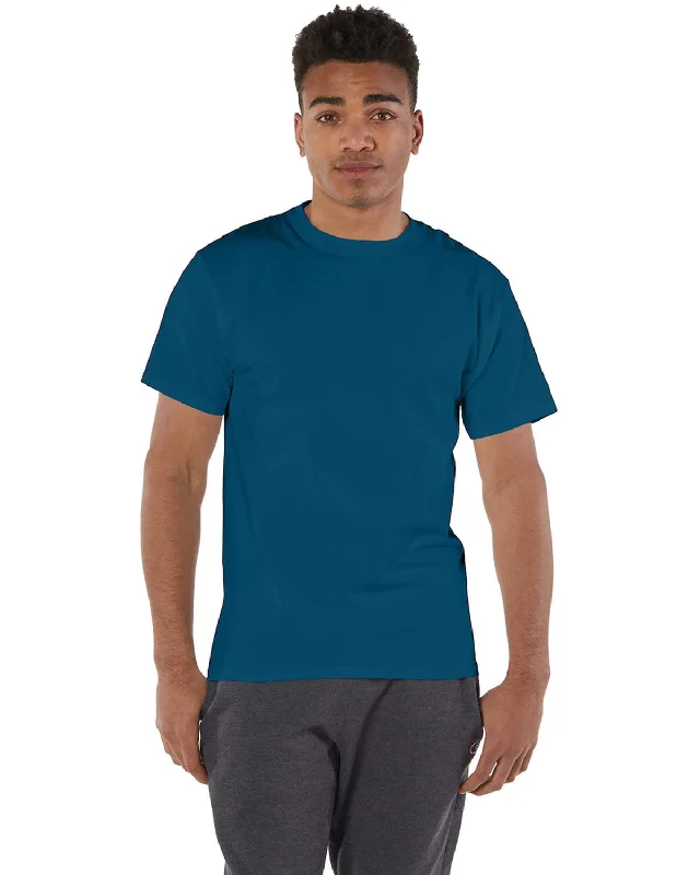 Champion Cotton T-Shirt | Late Night Blue