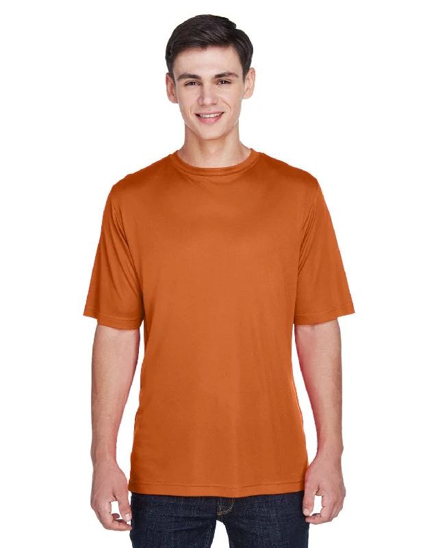 Team 365 Mens Zone Performance T-Shirt | Sprt Brnt Orange