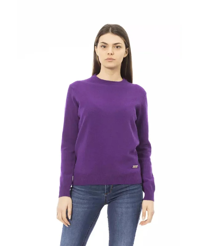 Weekend Price Cuts Galore Baldinini Monogram Long Sleeve Sweater L Women