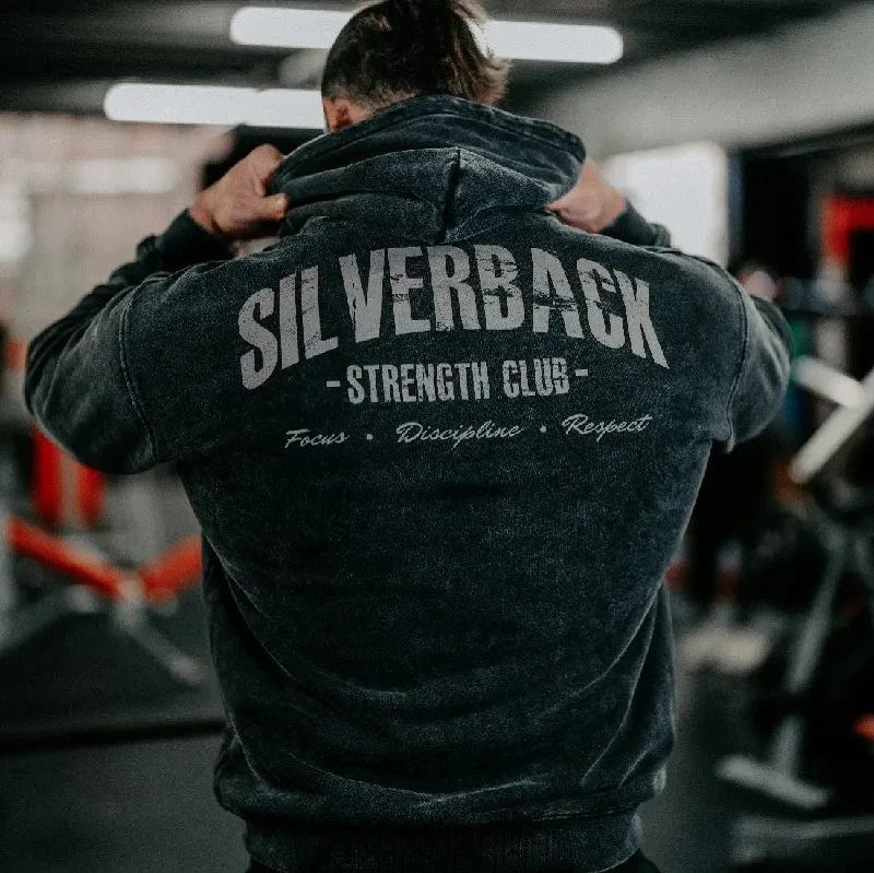 Strength Club Acid Wash Hoodie