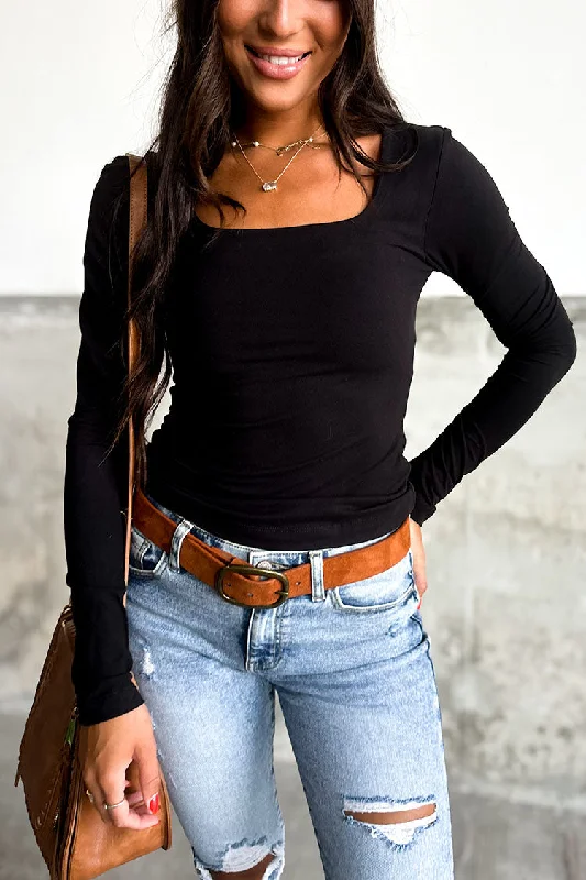 Weekend Specials Just for You Abbie Top - Black