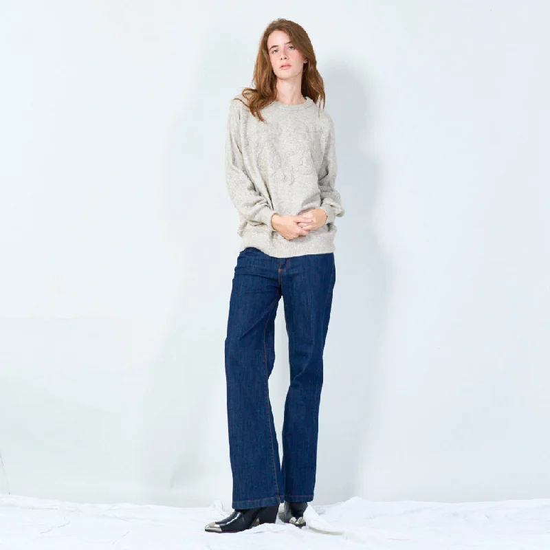 The Best Prices Embroidered crew neck sweater wholesale
