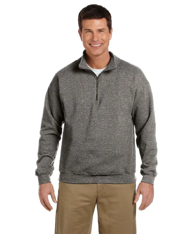 Gildan Heavy Blend Vintage Classic Quarter-Zip Sweatshirt | Graphite Heather